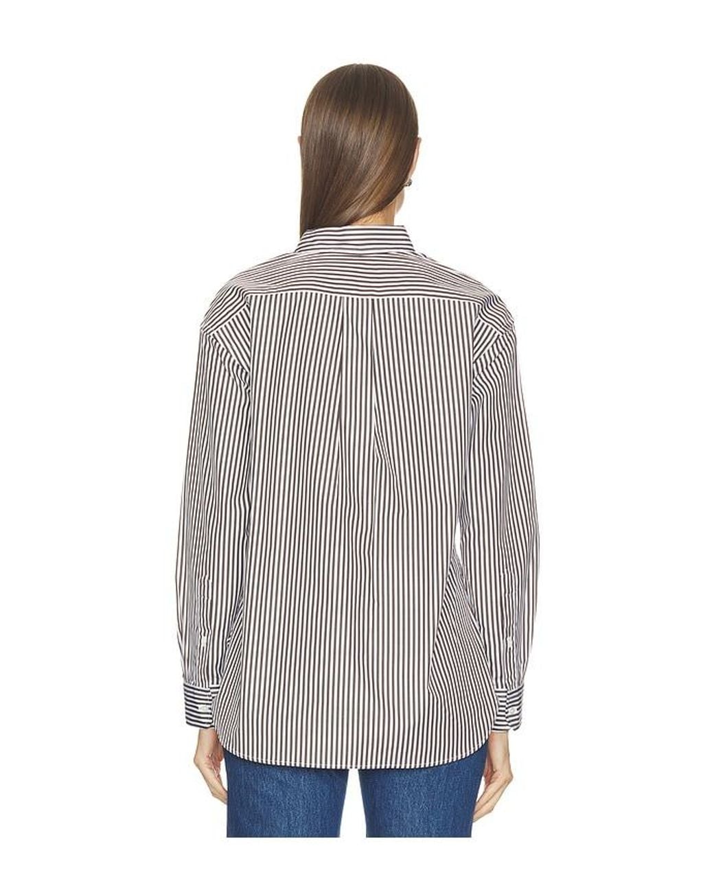 Polo Ralph Lauren Blue Cotton Long Sleeve Blouse