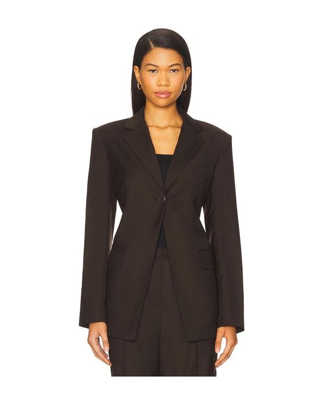 Helmut Lang Black Cut Away Blazer