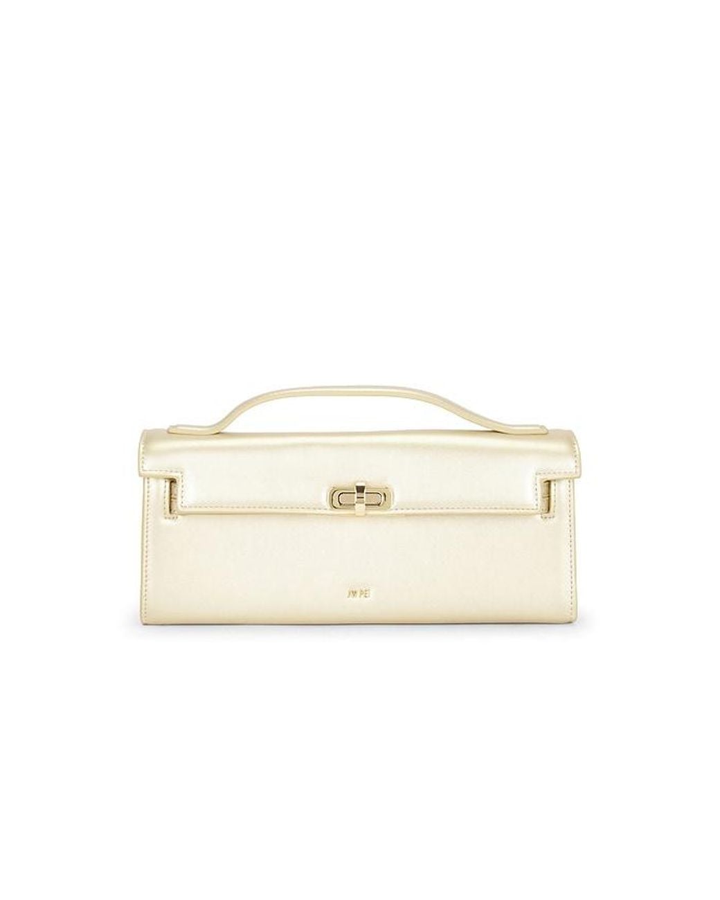 JW PEI White Bria Structured Top Handle Bag