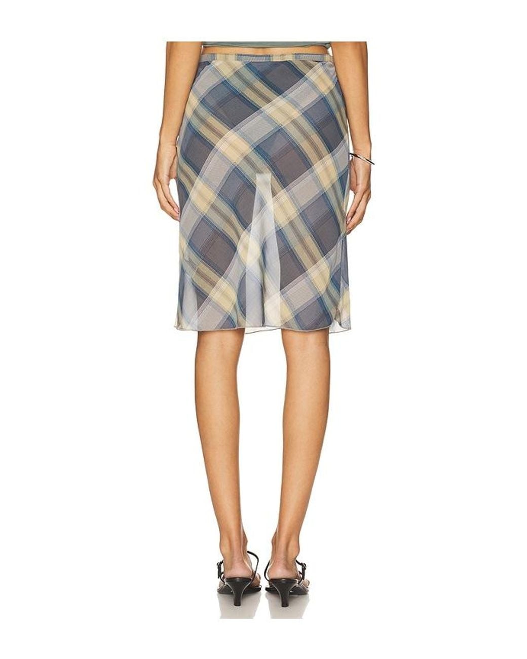 Lioness Black Shoreline Midi Skirt