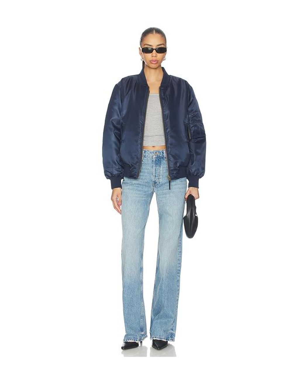 Anine Bing Blue Hugh Jean