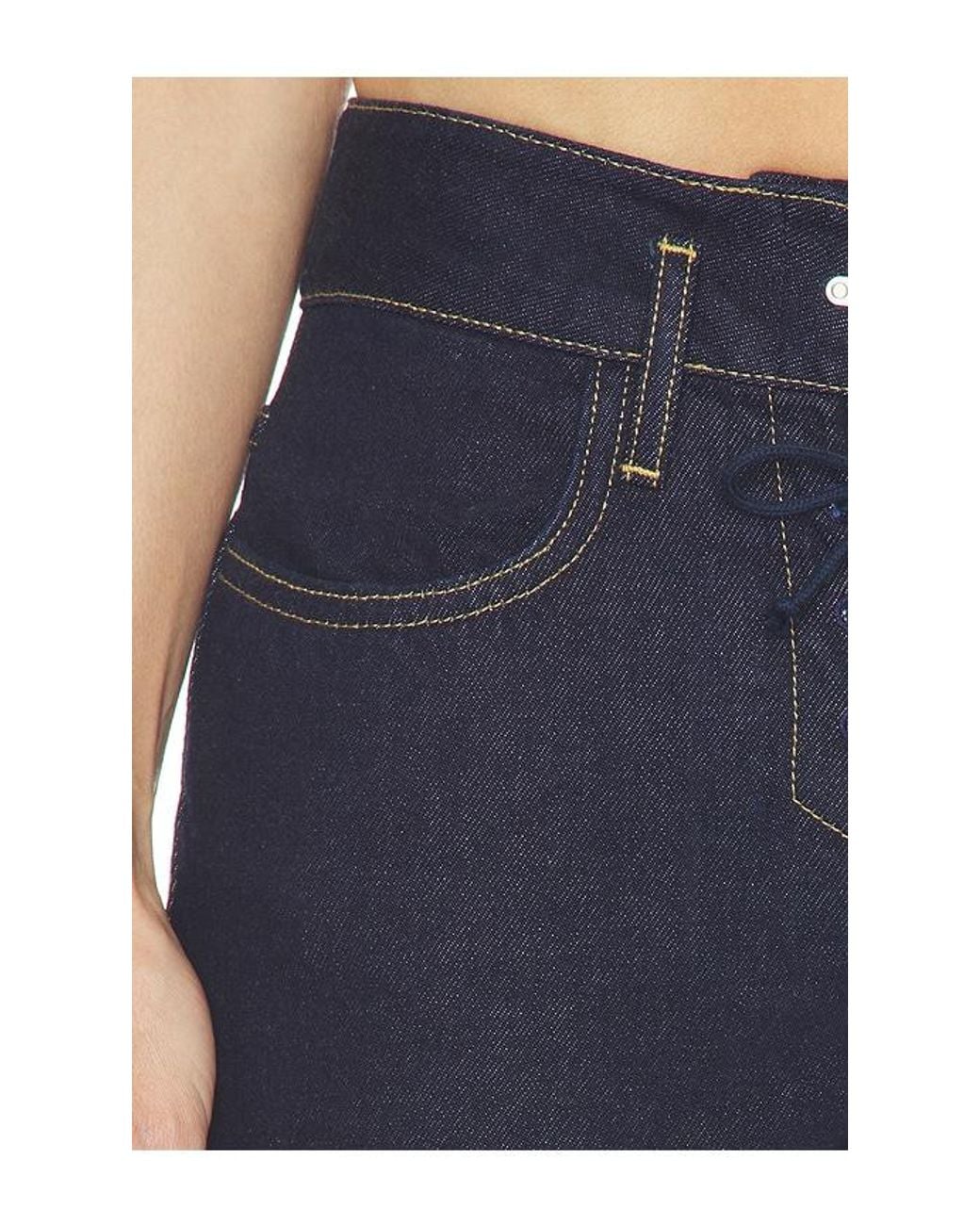 HAELO Blue Low Waist Retro Jean