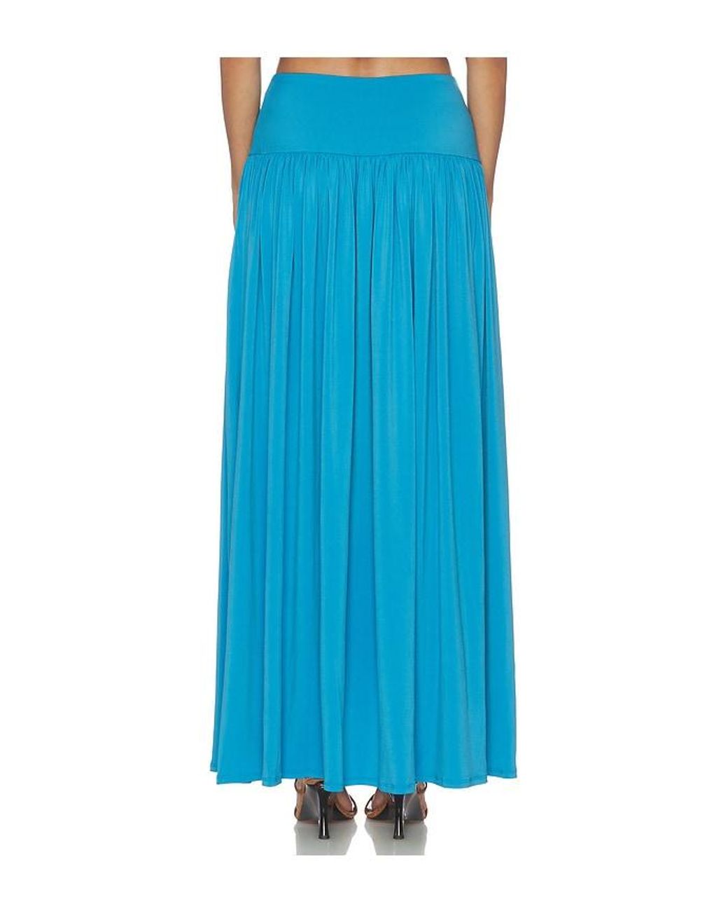 Lovers + Friends Blue Justine Maxi Skirt