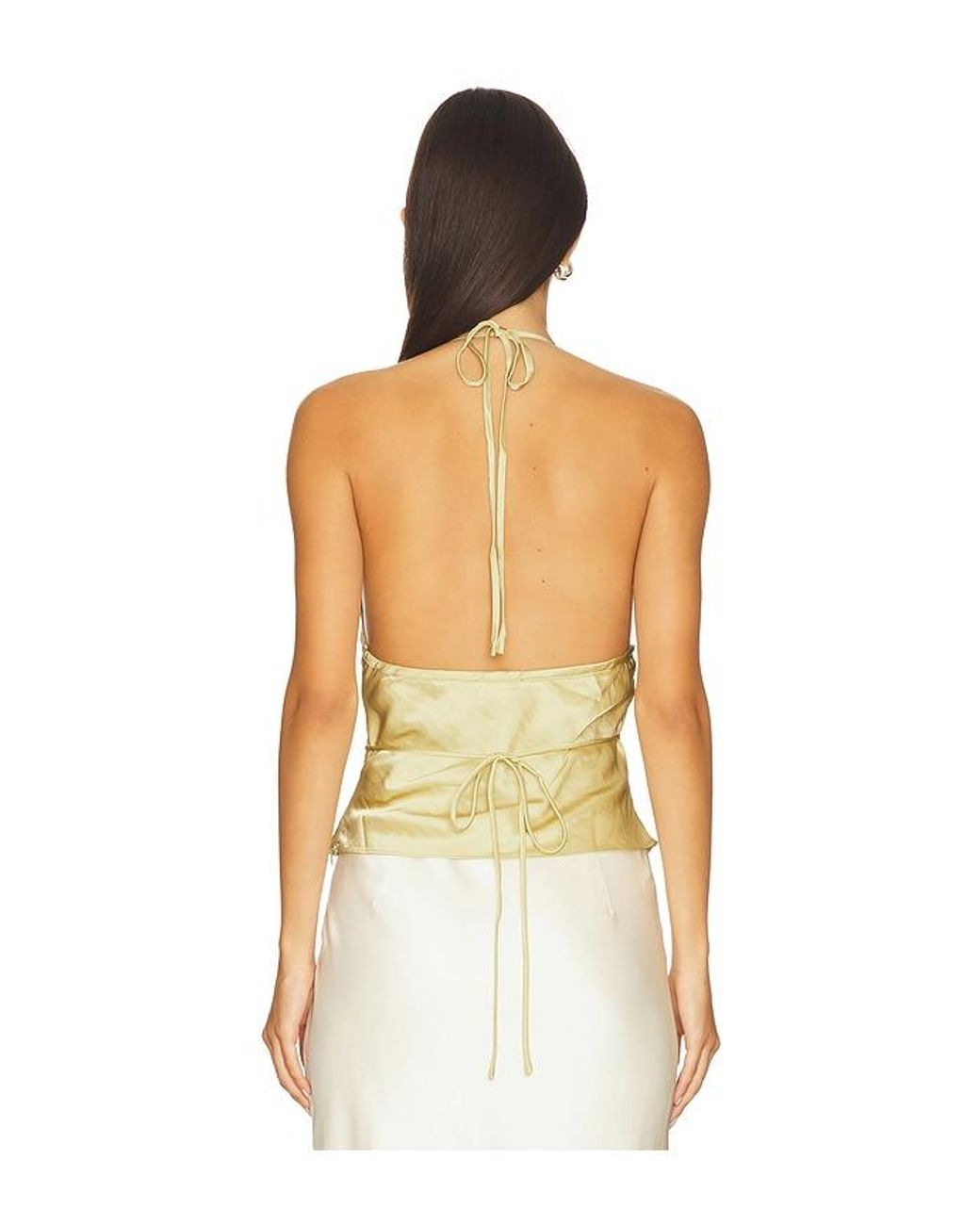 Nia Yellow Devon Top