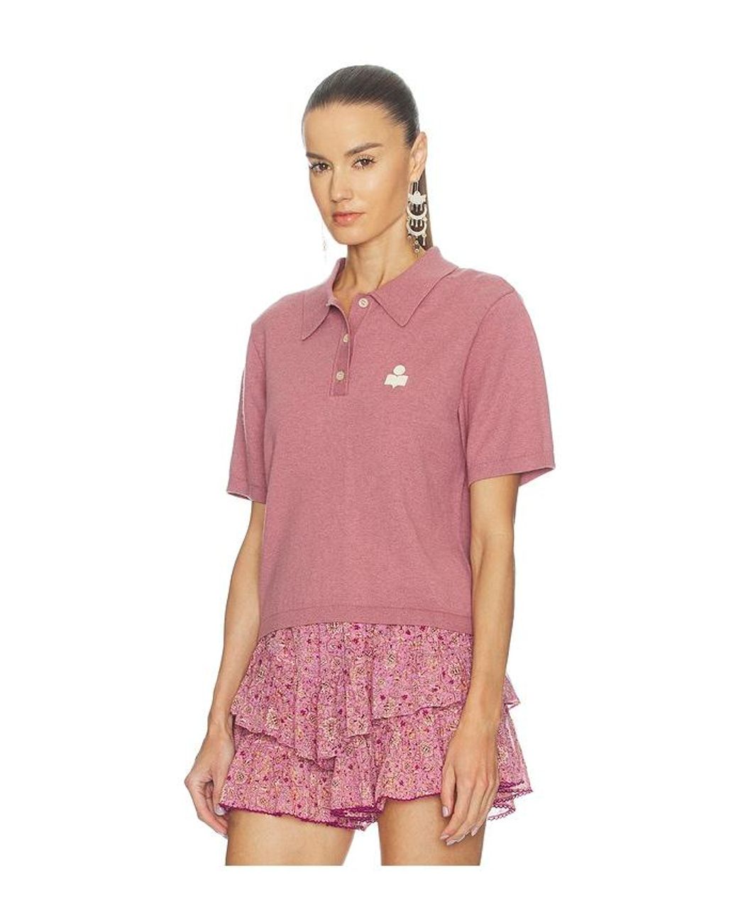 Isabel Marant Pink Althea Top