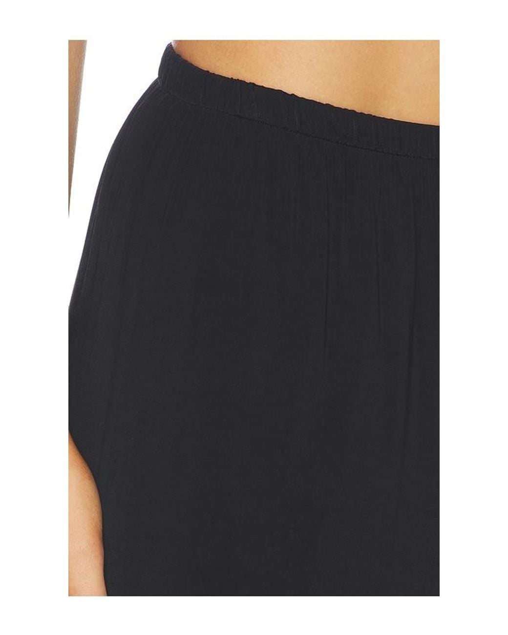 ÉTERNE Black Rue Liquid Jersey Pant