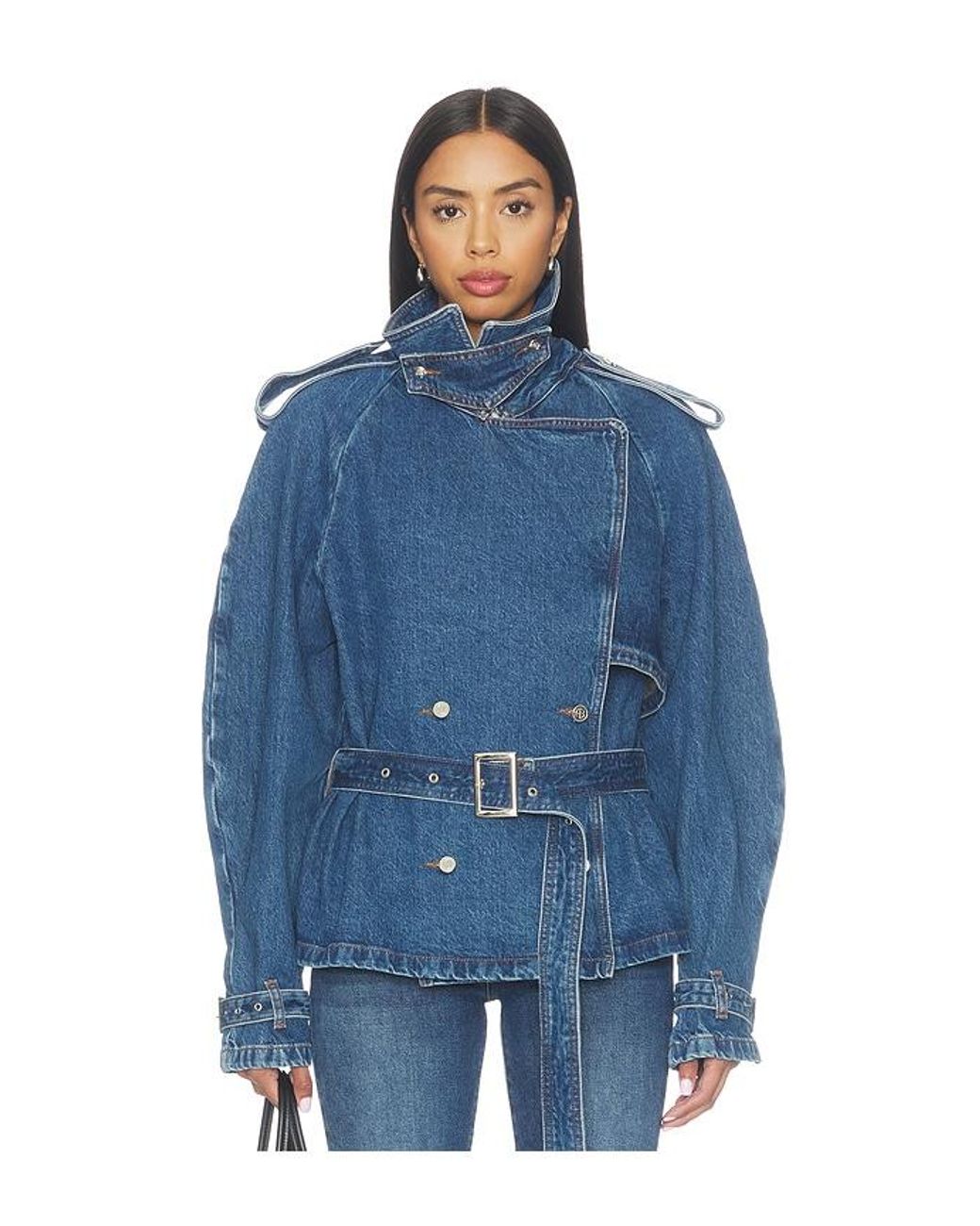 Anine Bing Blue Pascale Trench