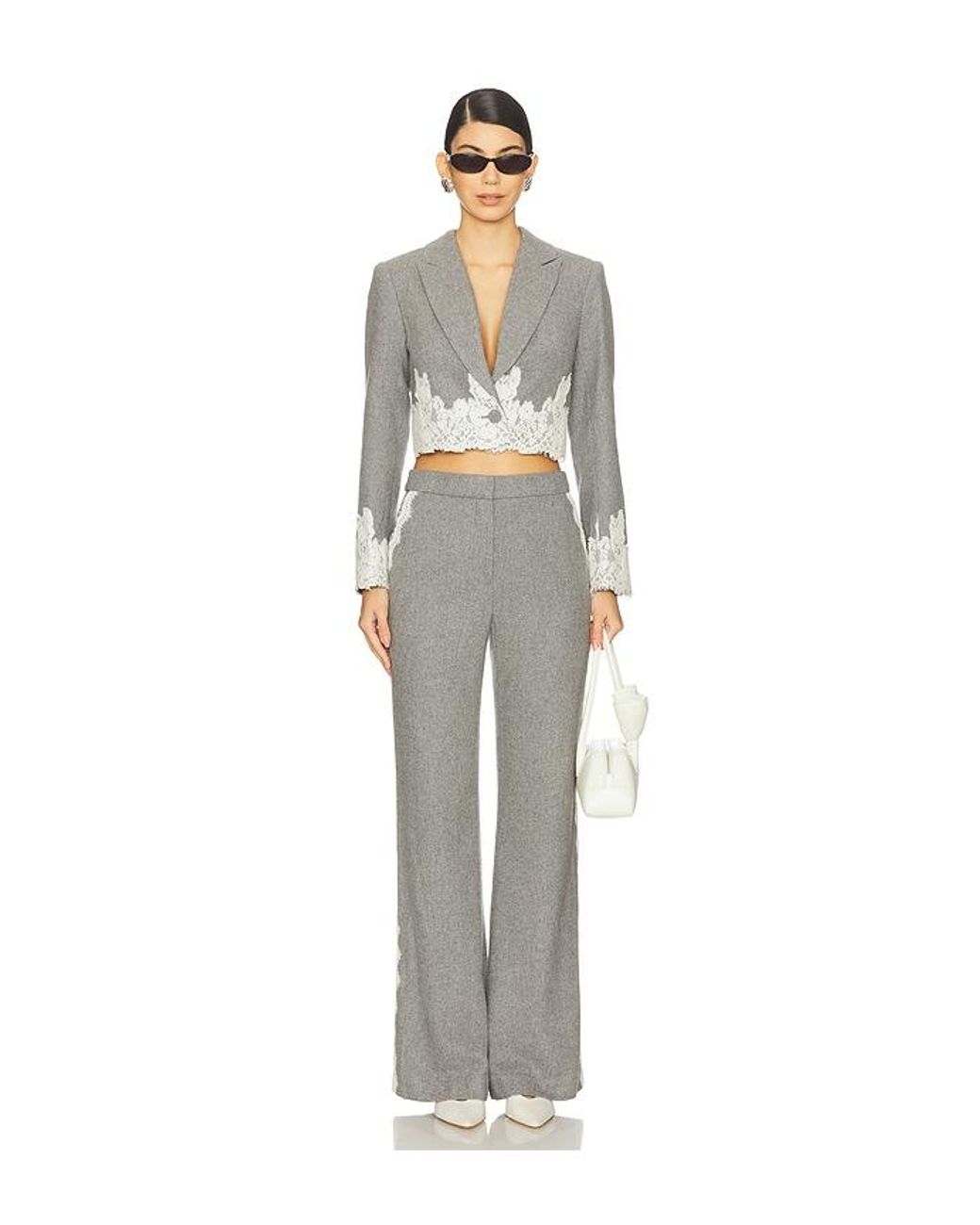 LoveShackFancy Gray Hose Oriaith