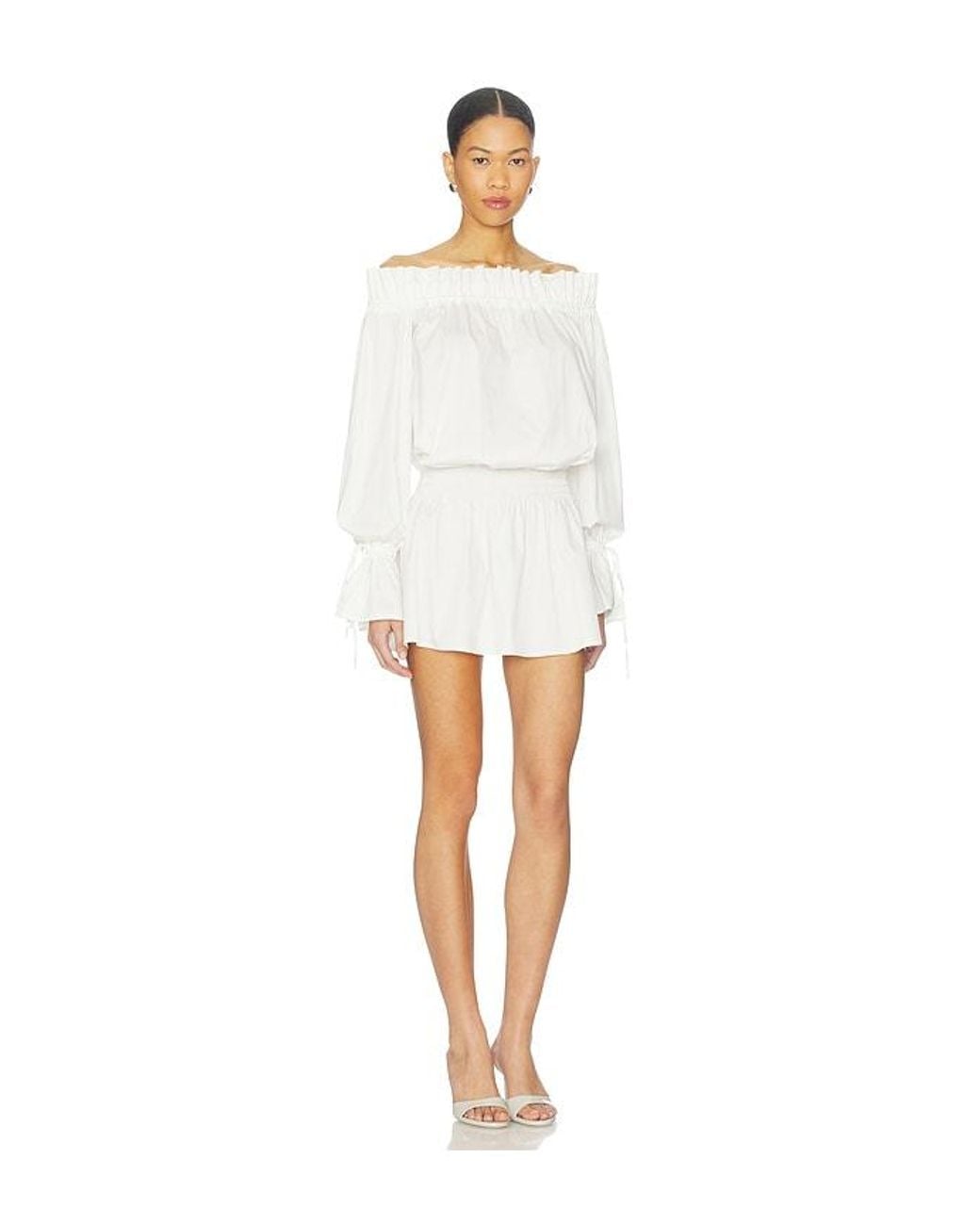 MORE TO COME White Inara Mini Dress