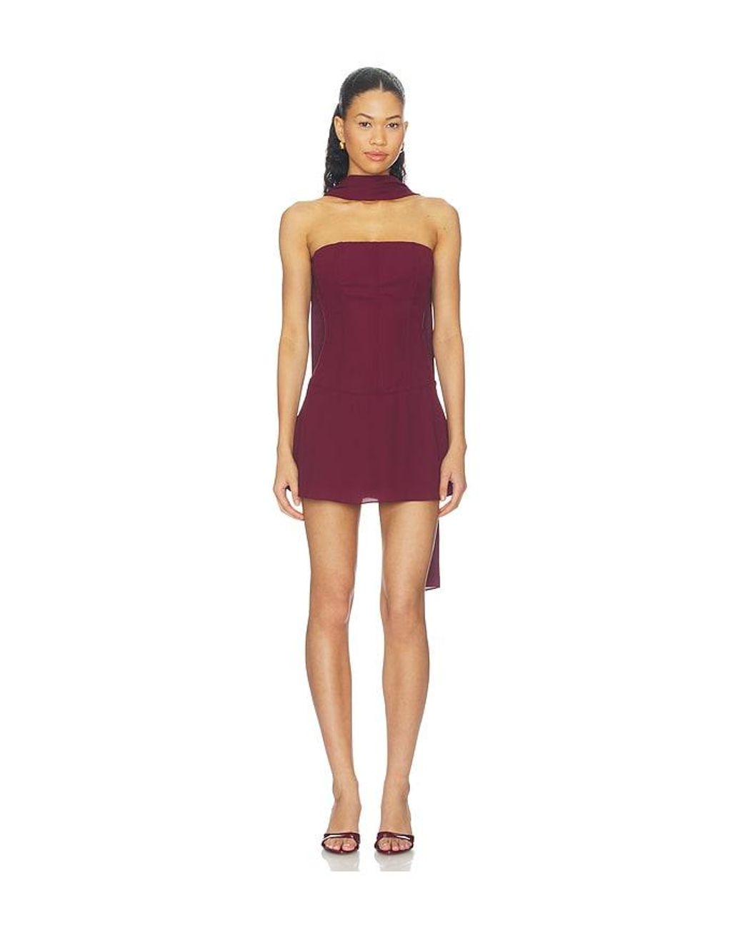 superdown Red Jayleen Mini Dress