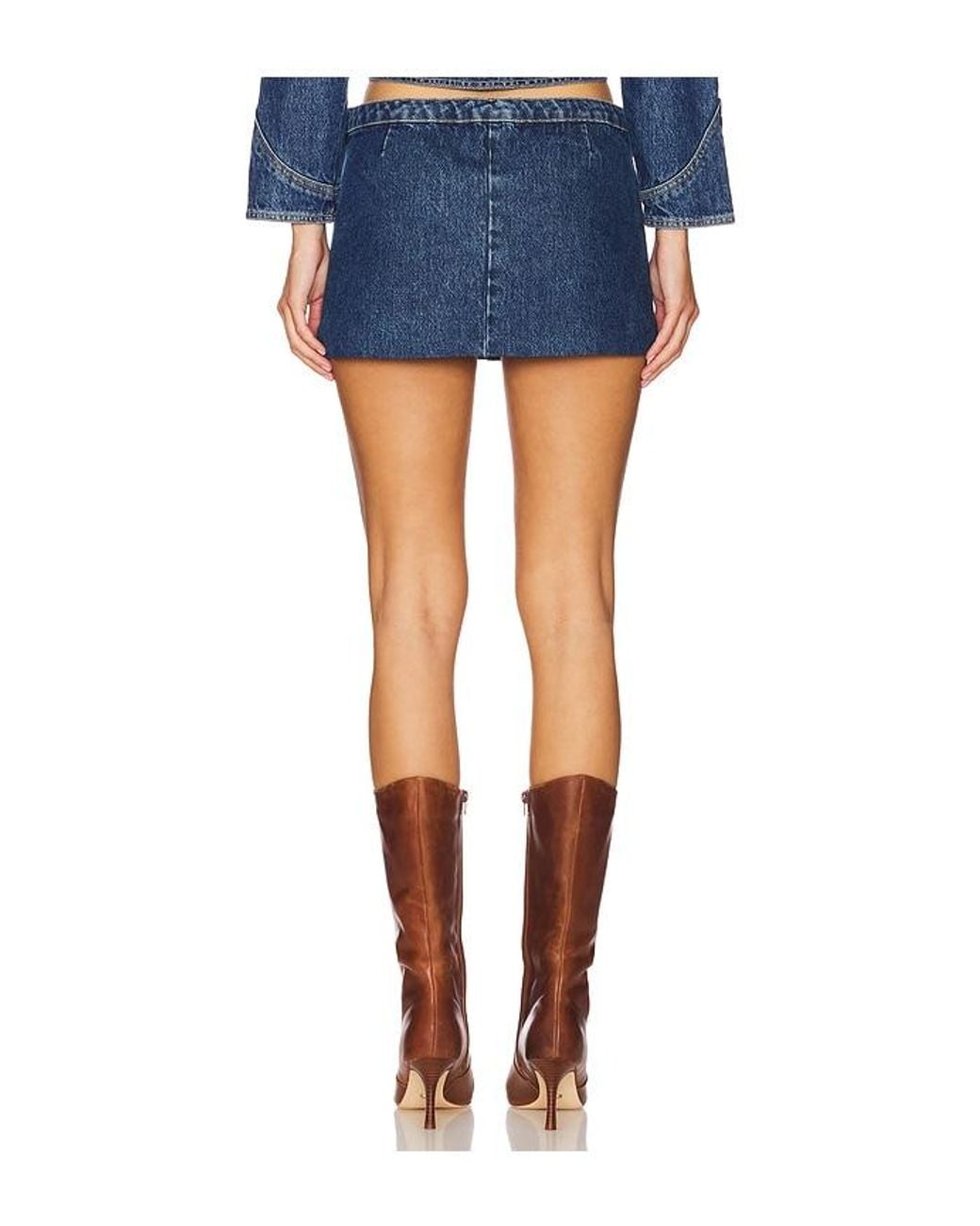 Urban Outfitters Blue Bandit Micro Mini Skirt