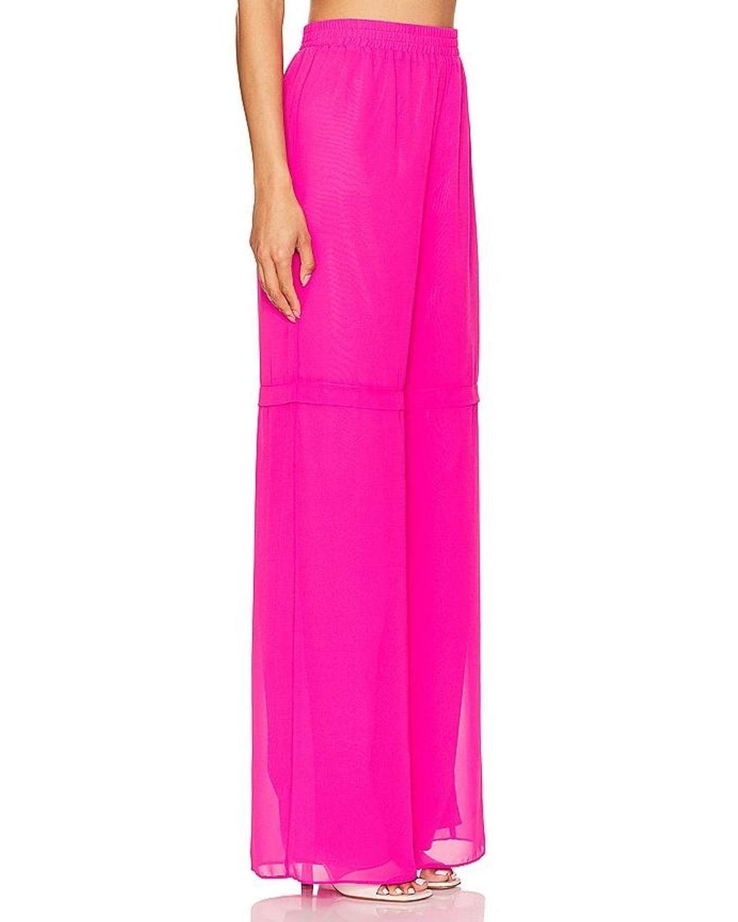 Amanda Uprichard Pink Sarasota Pants
