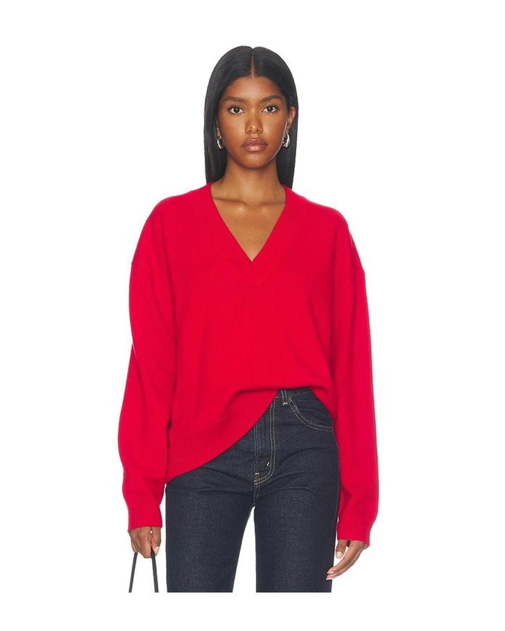 Anine Bing Red Lee Sweater