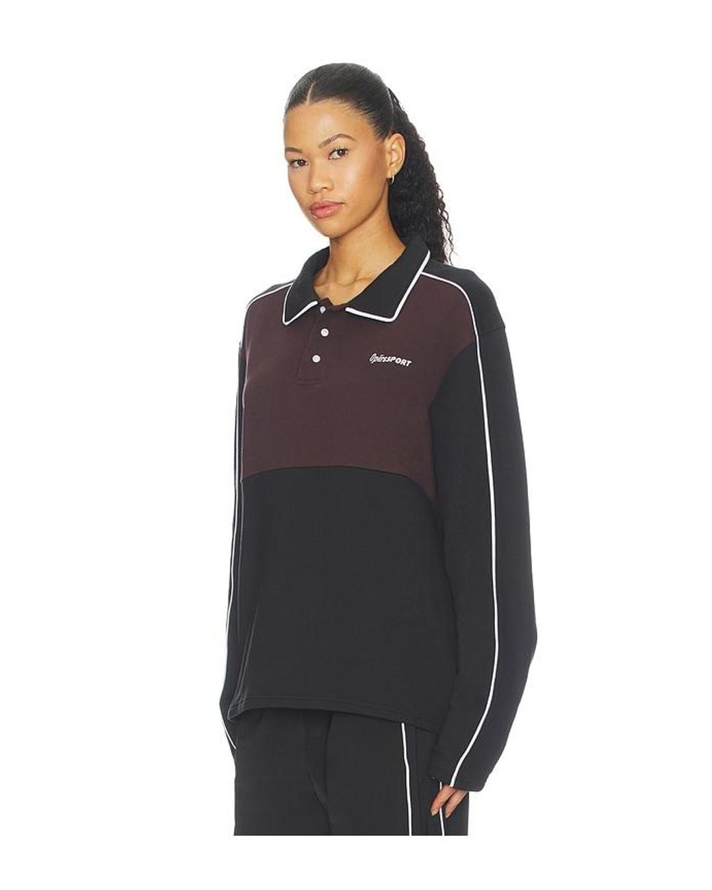 OperaSPORT Black Nico Polo Sweater