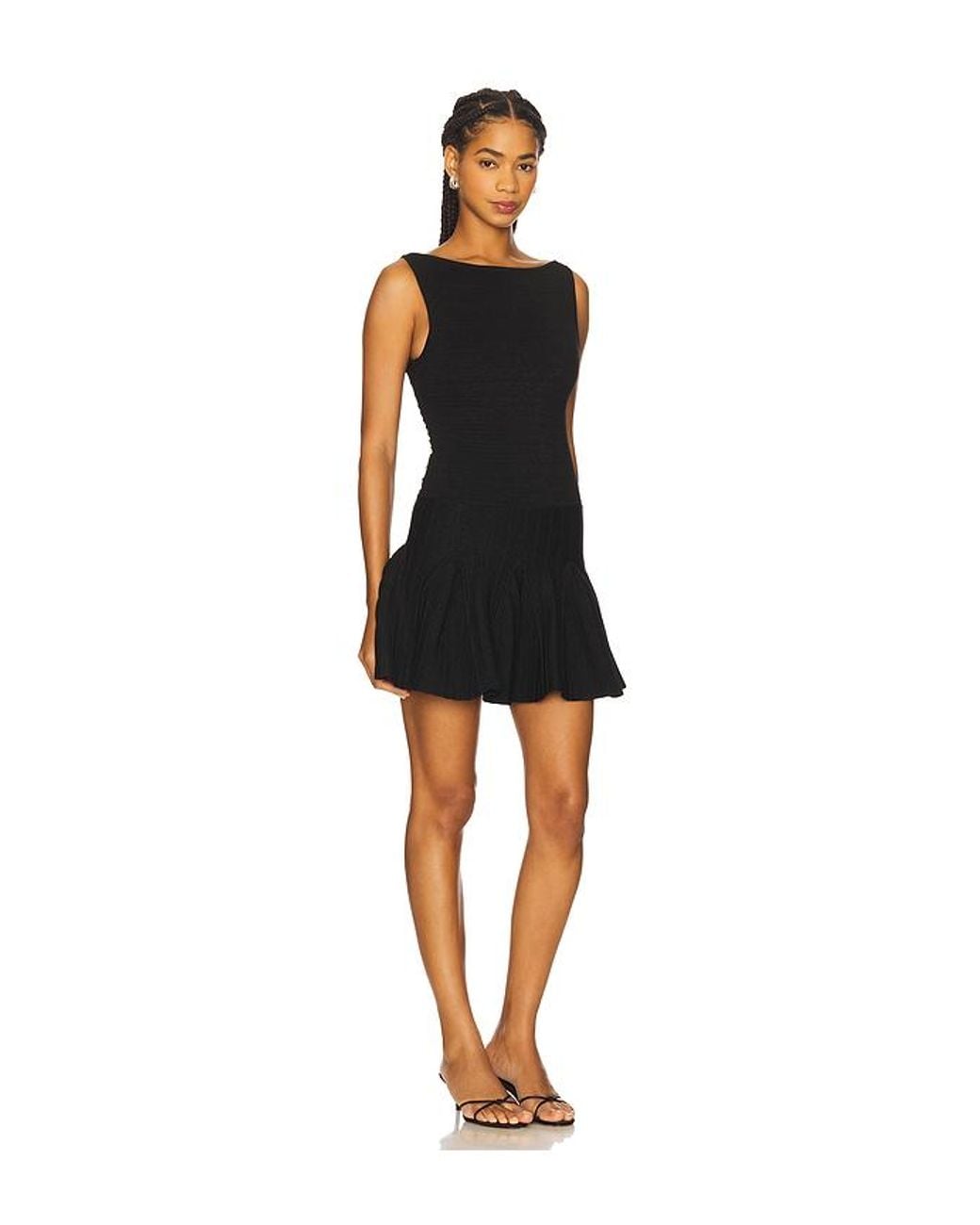 retroféte Black Audrina Knit Dress