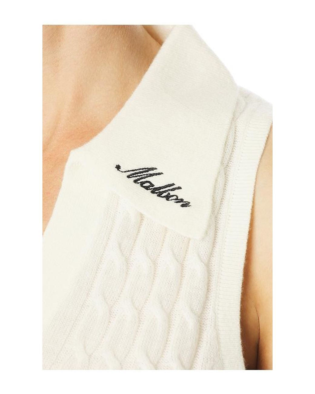 Malbon Green Freya Sweater Vest