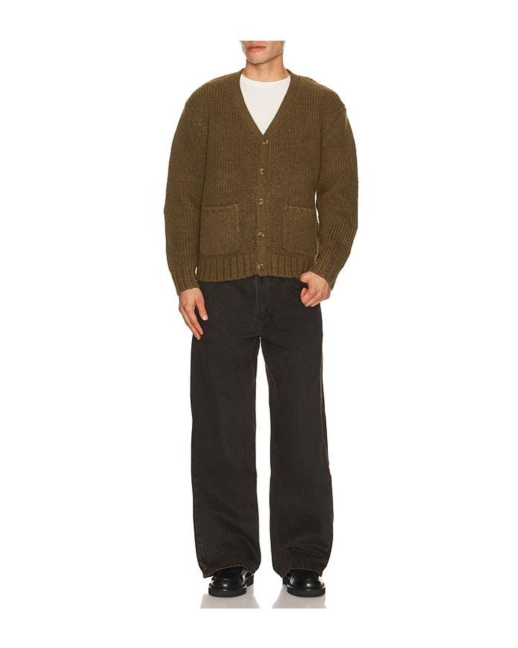Levi's Black Twisted Baggy Wide Leg Jeans for men