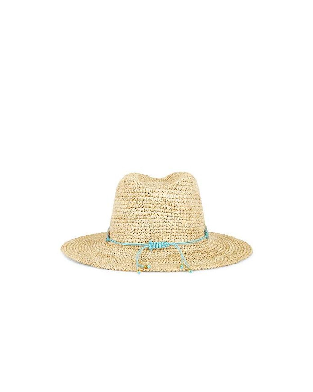Nikki Beach Natural Kelly Fedora Hat