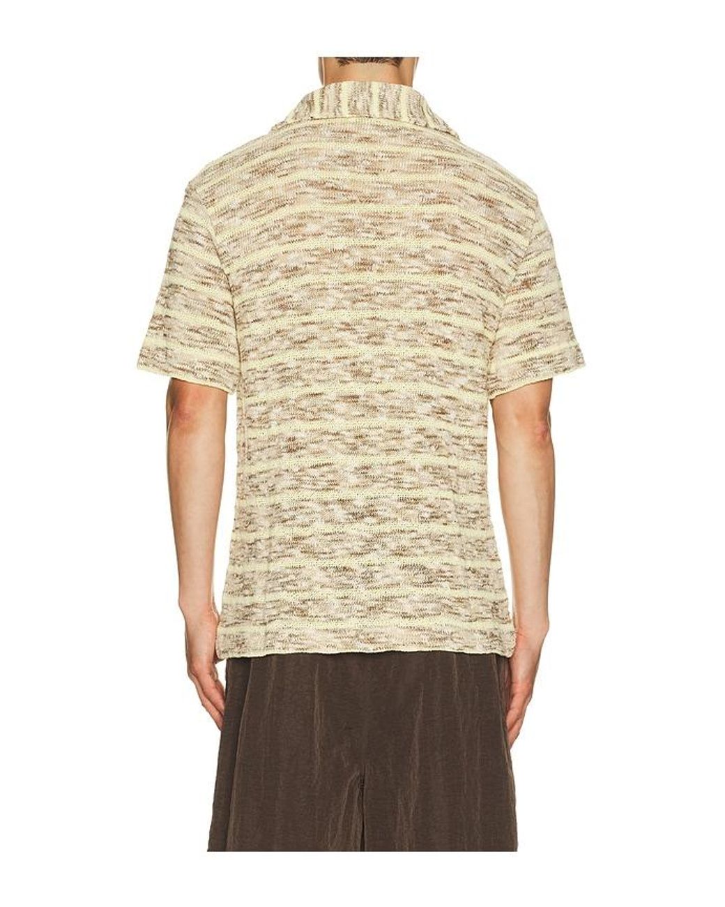 KROST Multicolor Color Striped Knit Polo for men
