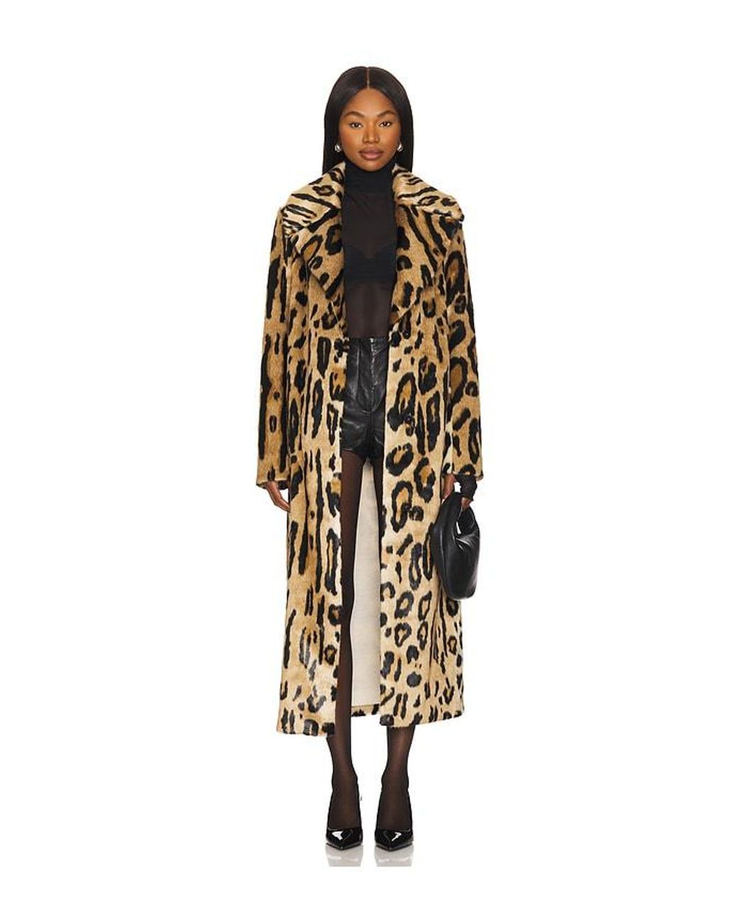 Show Me Your Mumu Multicolor Miss Cindy Faux Fur Overcoat
