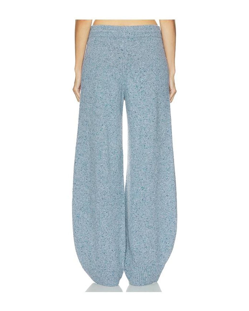 Helsa Blue Paxton Fleck Knit Pant