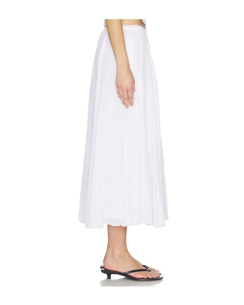 GUIZIO White Formentera Skirt