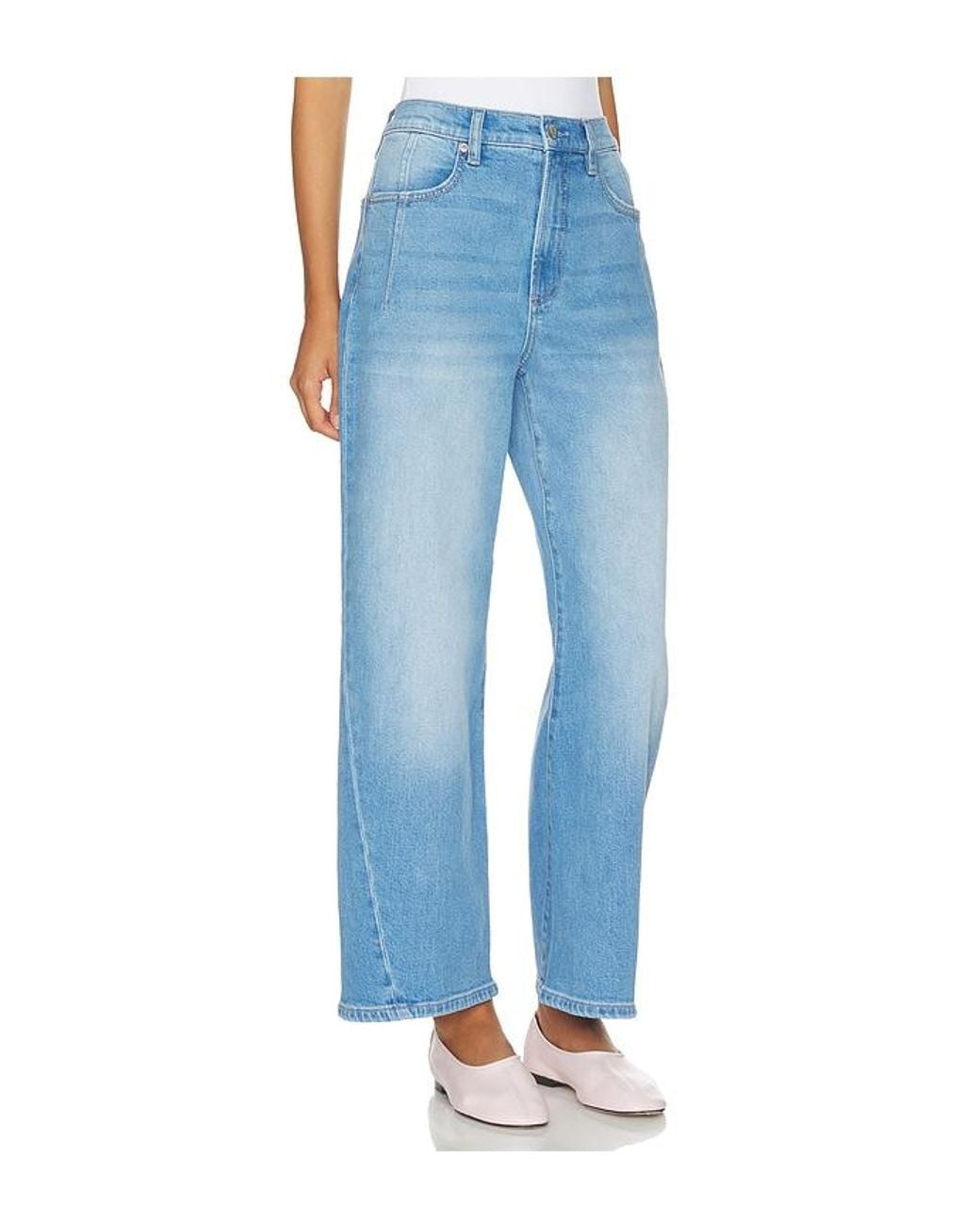 Pistola Blue Kyra High Rise Bowed Ankle Jeans
