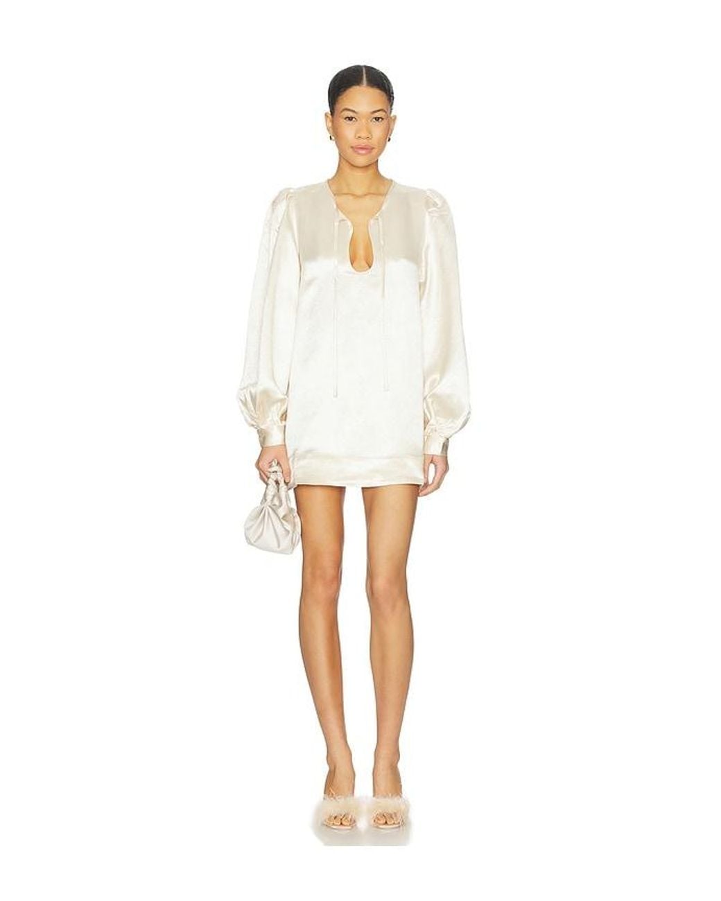bubish White Penelope Mini Dress