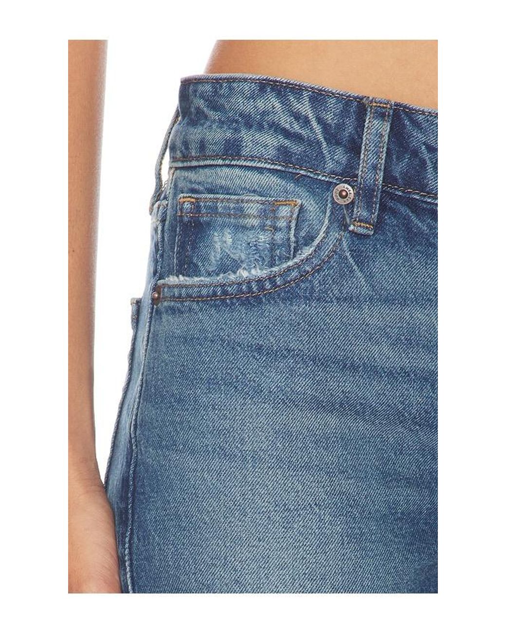 GOOD AMERICAN Blue Vintage Low Rise Bootcut Jean