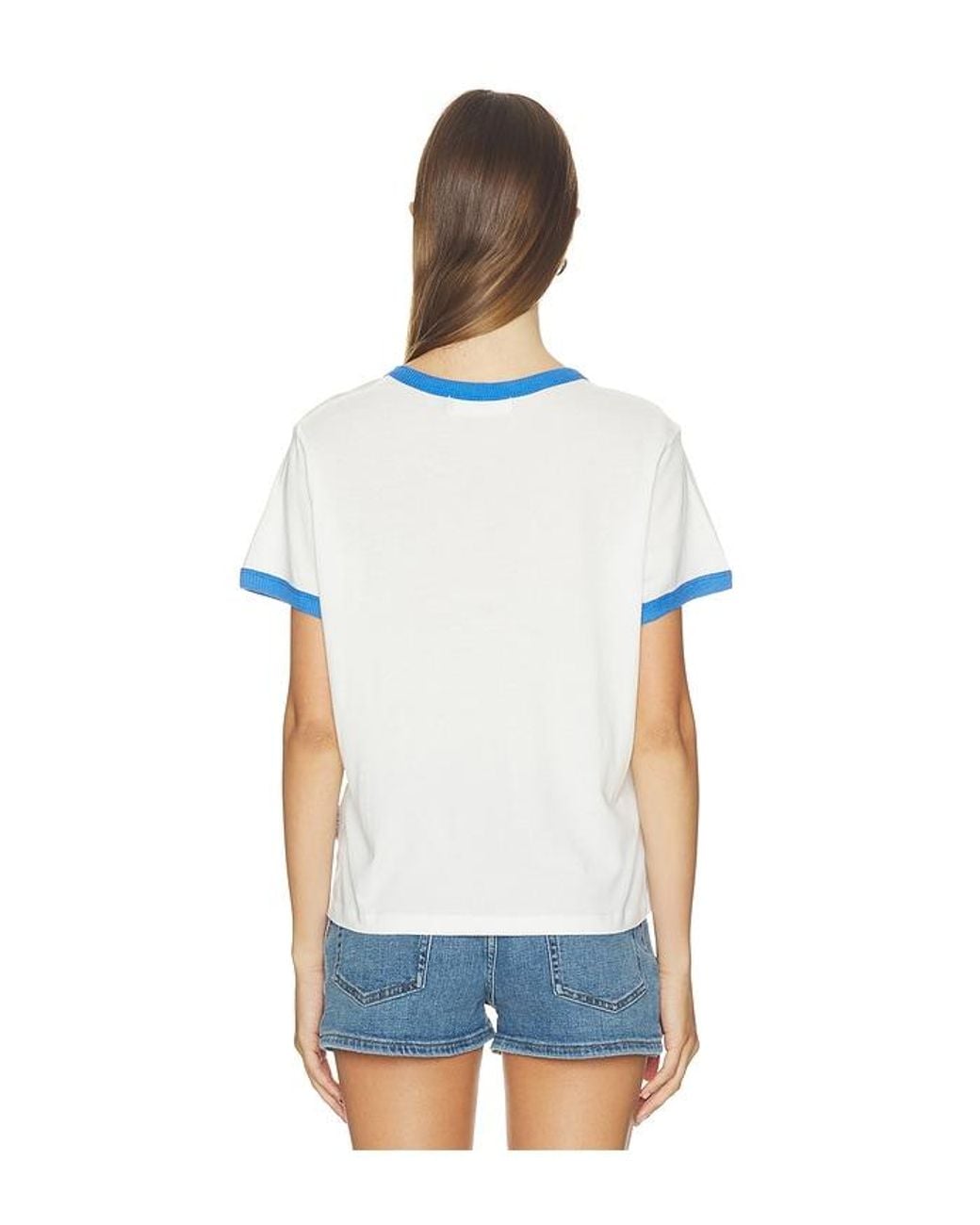 The Laundry Room White Queen Of Beers Perfect Ringer Tee