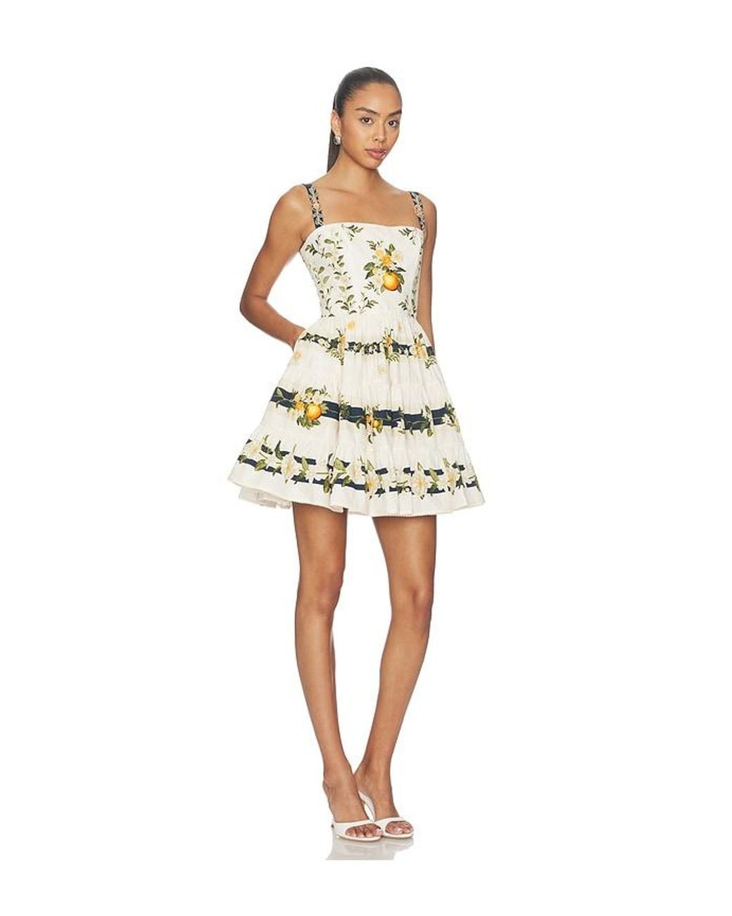 Agua Bendita White Lima Mini Valle Dress