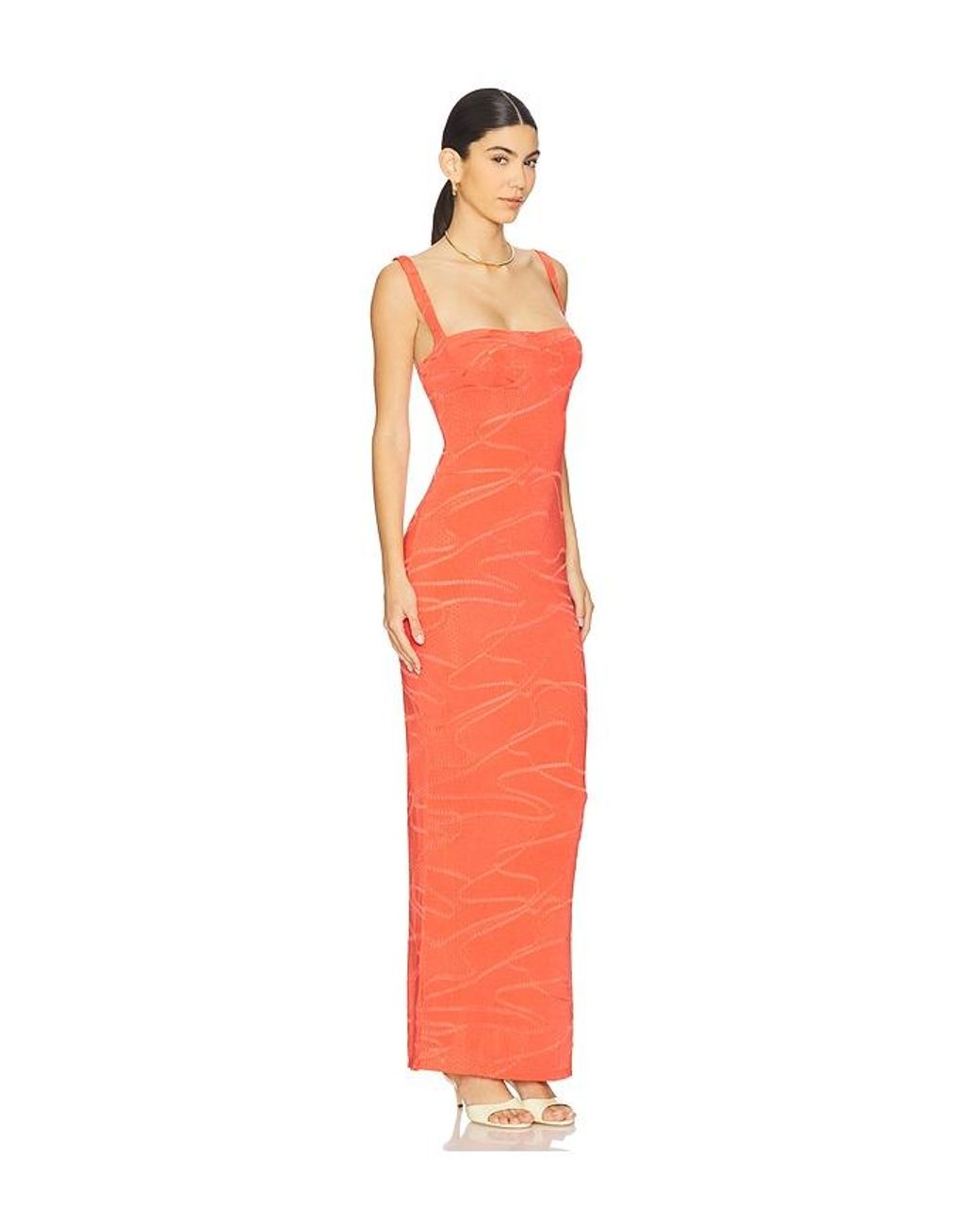 superdown Orange Ezra Maxi Dress