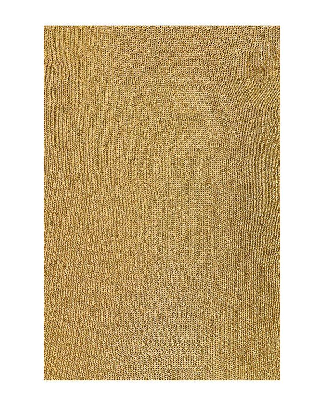 GUIZIO Metallic Elsie Cowl Neck Dress