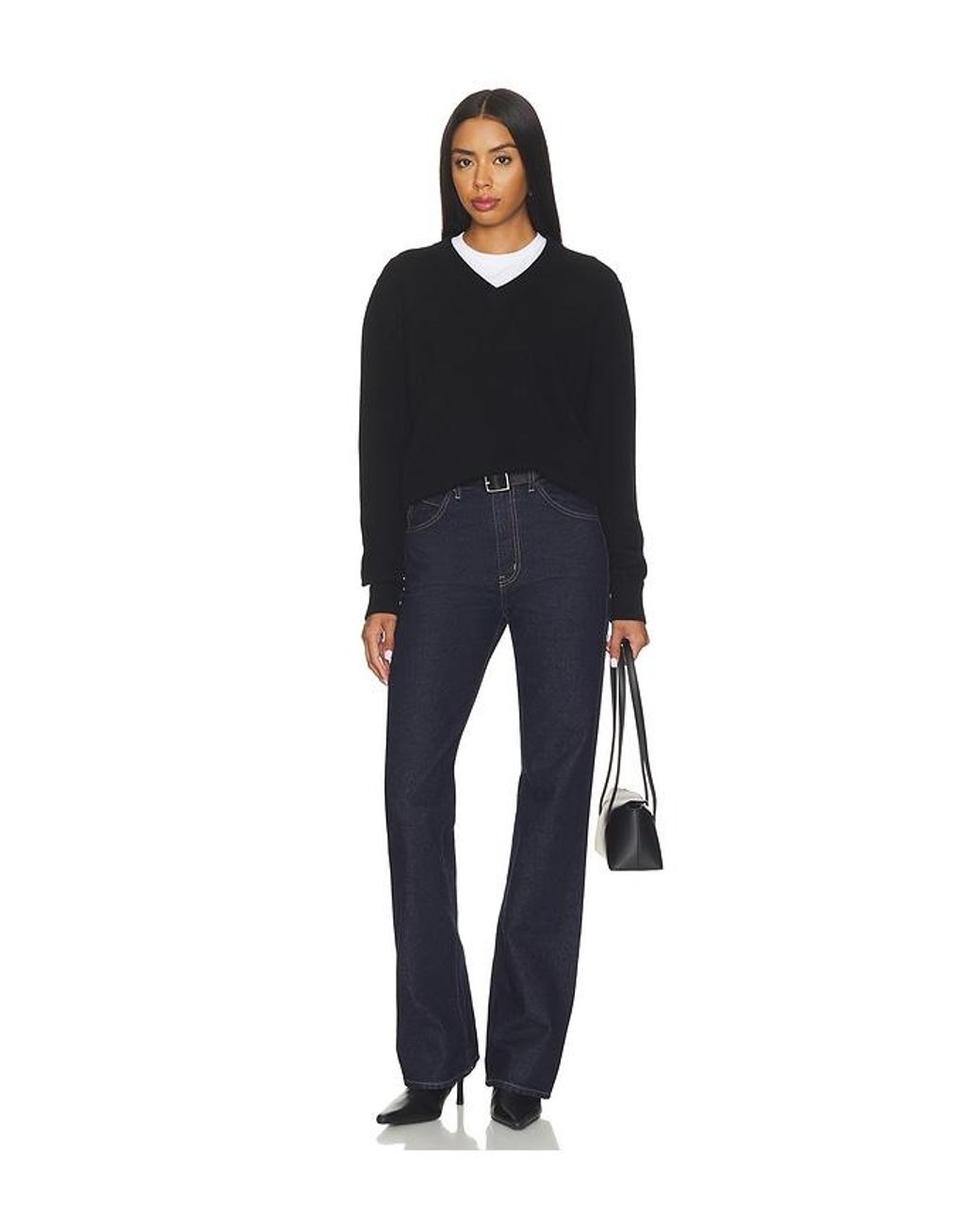 Entire studios Black Knit V-Neck