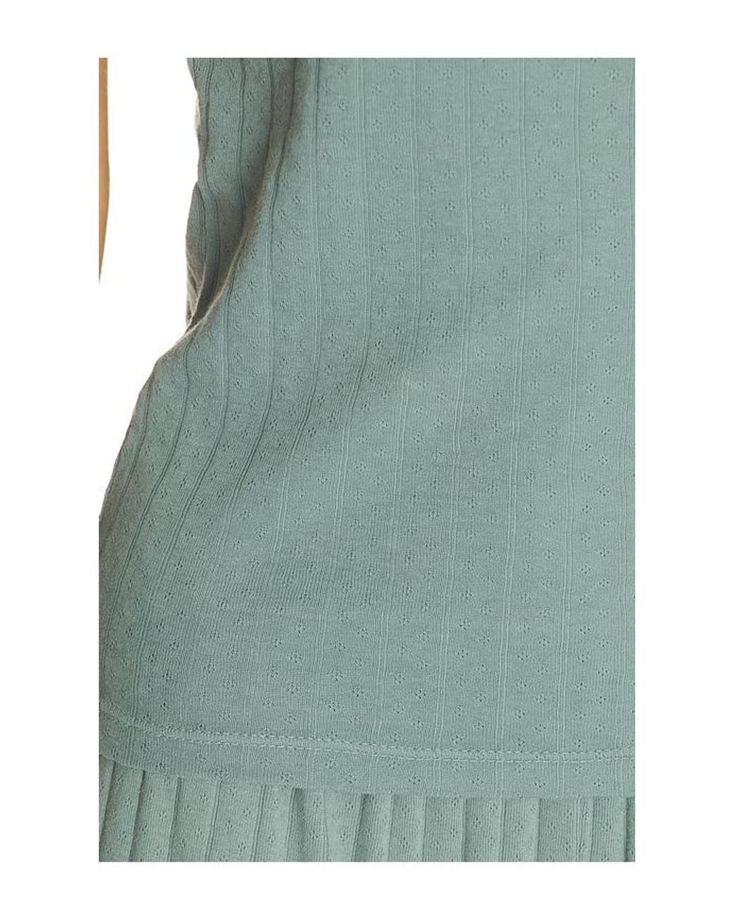 DONNI. Blue The Pointelle Cami Tank