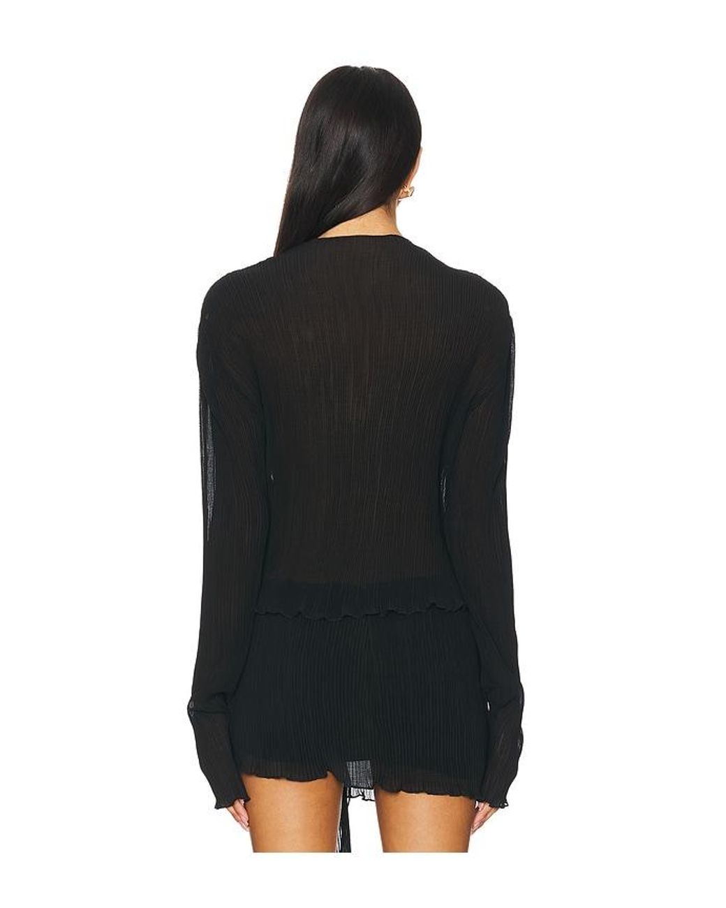 Lioness Black Ford Long Sleeve Top