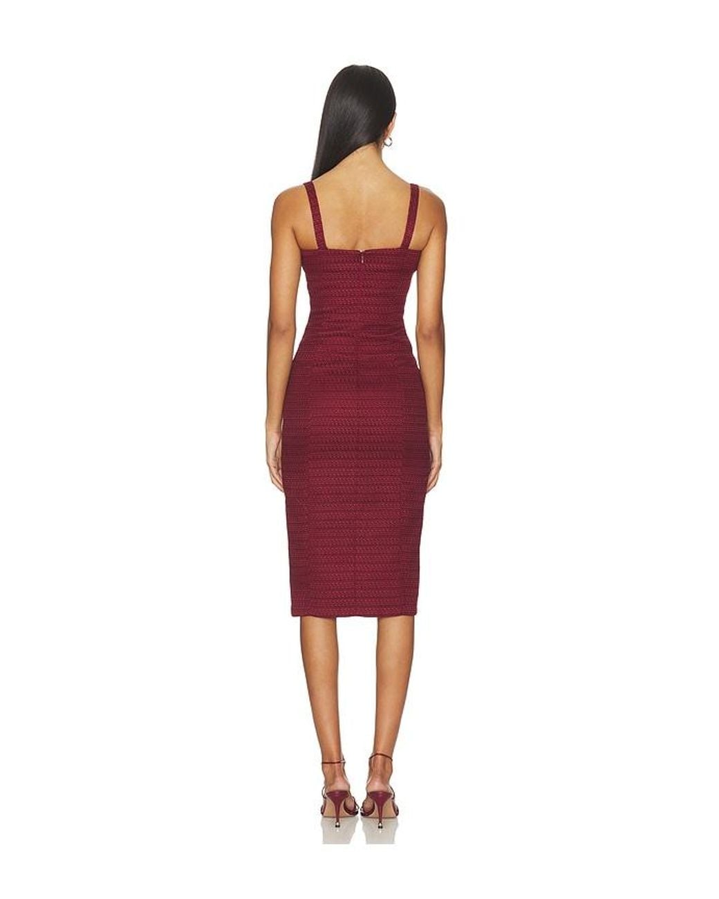 Amanda Uprichard Red Tisha Dress