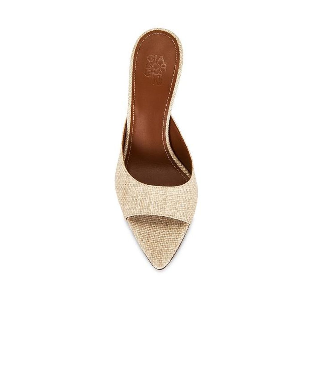 Gia Borghini White Mule