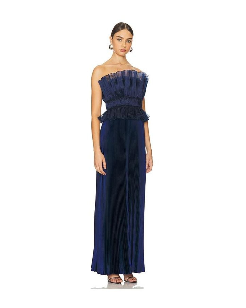L'idée Blue Masquerade Gown