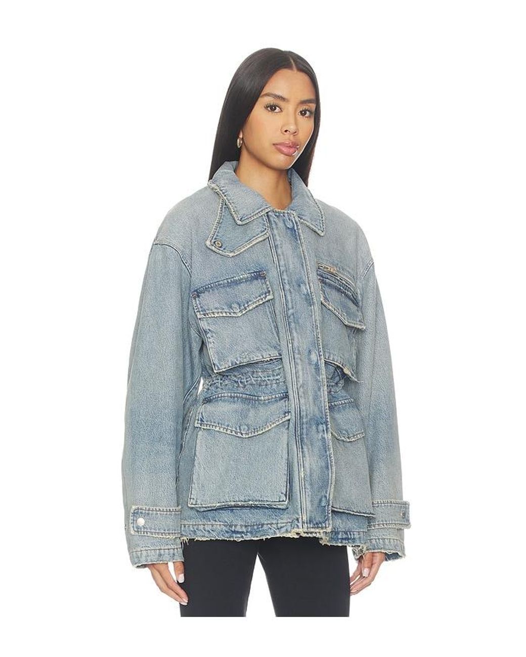 Agolde Blue Aubrey Jacket