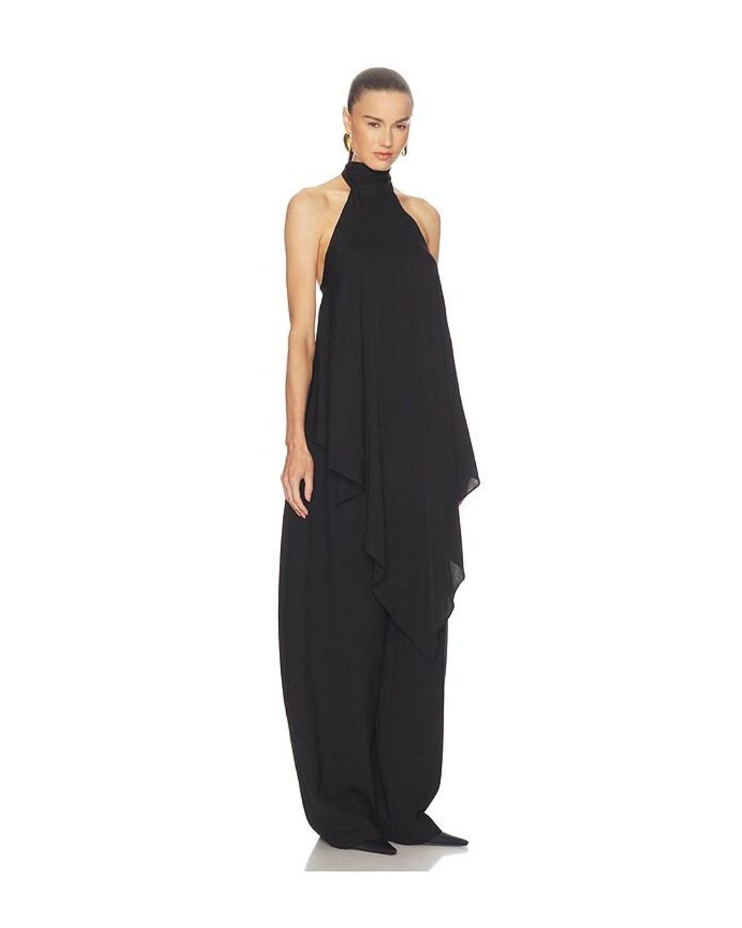 SRG Black Courtney Silk Top