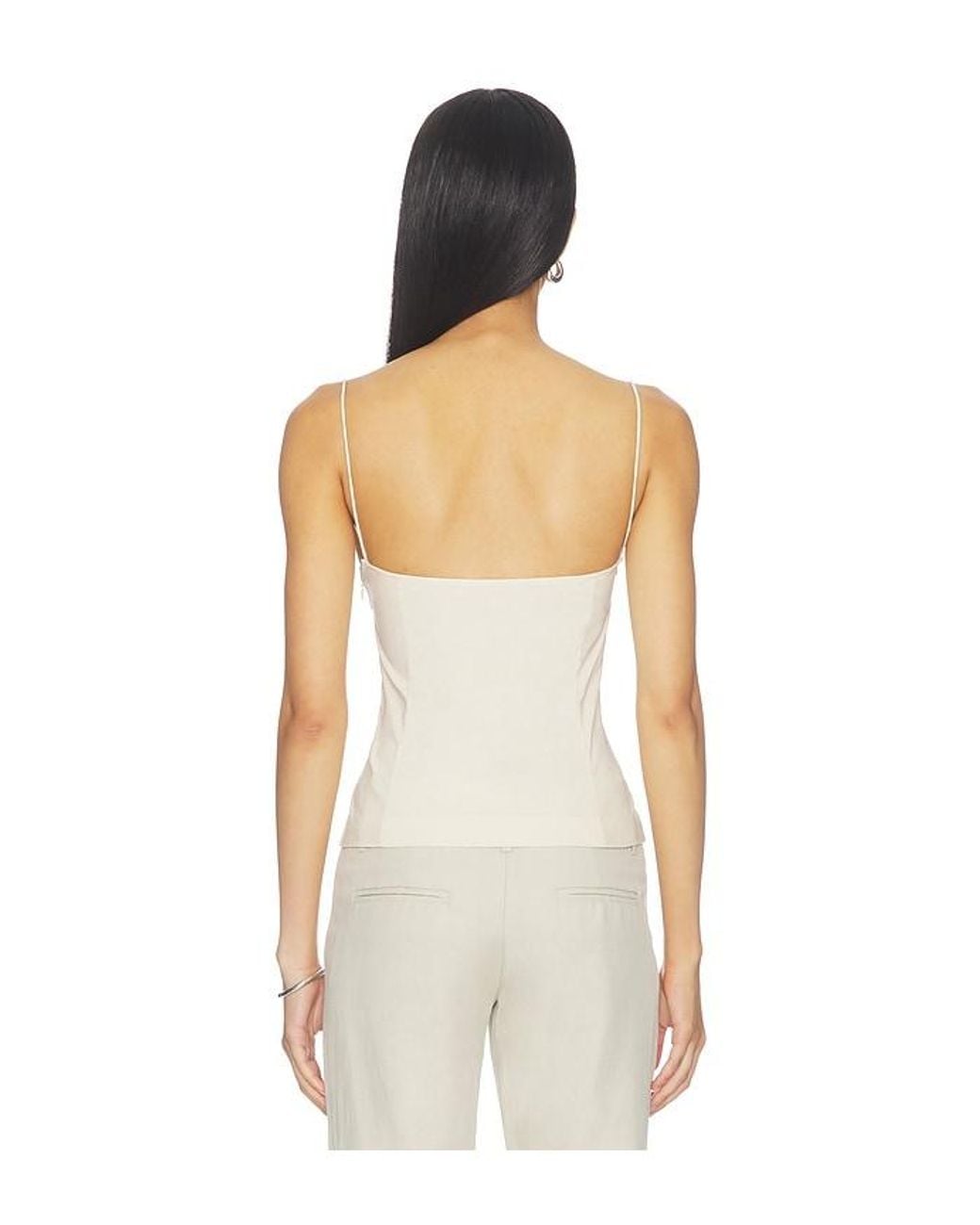 St. Agni White Studio Cami Top
