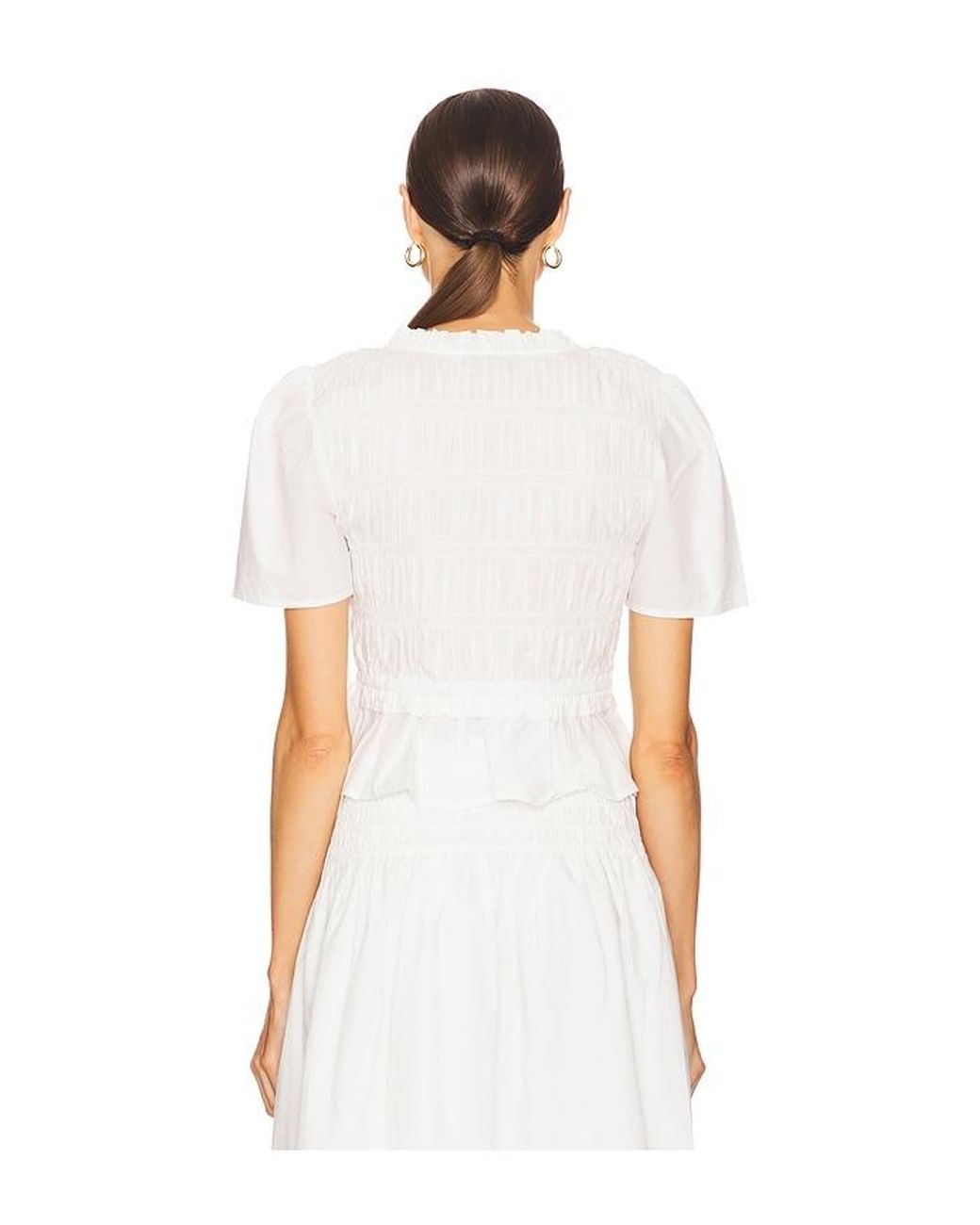 Rails White Portia Top