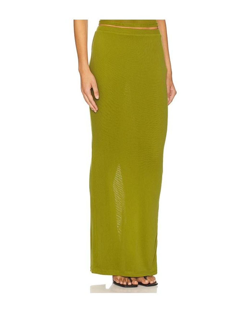 BY.DYLN Green Maddox Skirt
