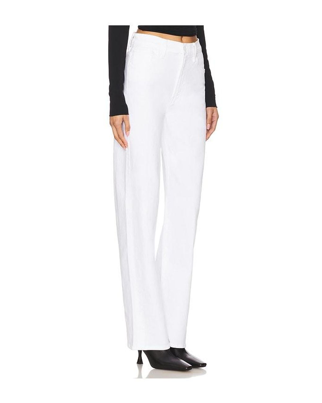 Mother Black The Dodger Sneak Jeans