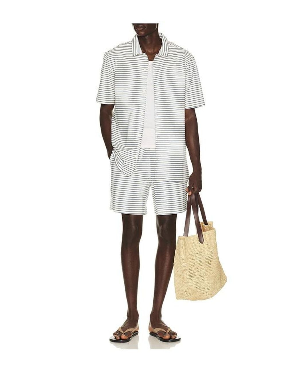 BOUND Multicolor Stripe Jacquard Shorts for men
