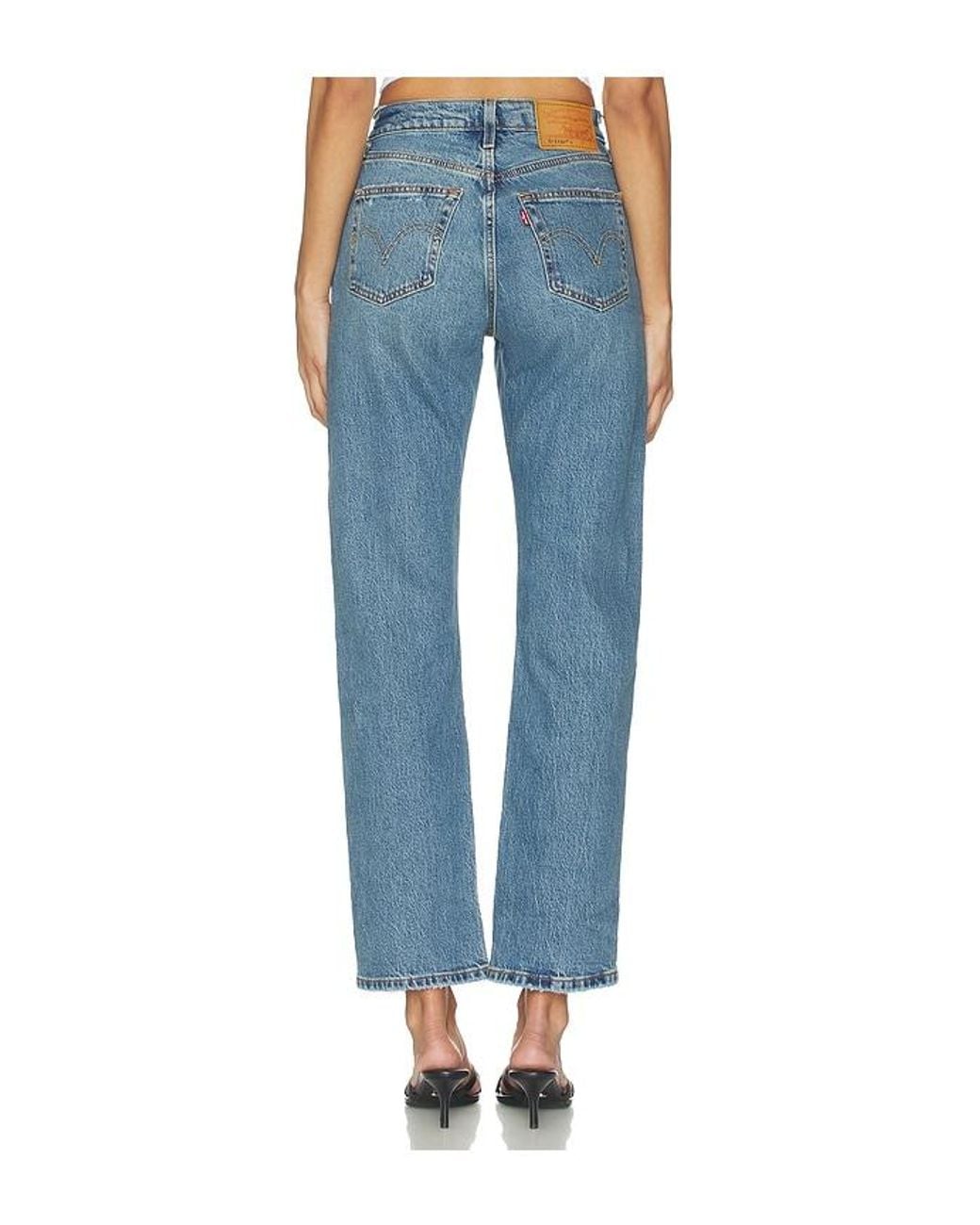 Levi's Blue 501 Curve Straight Jeans