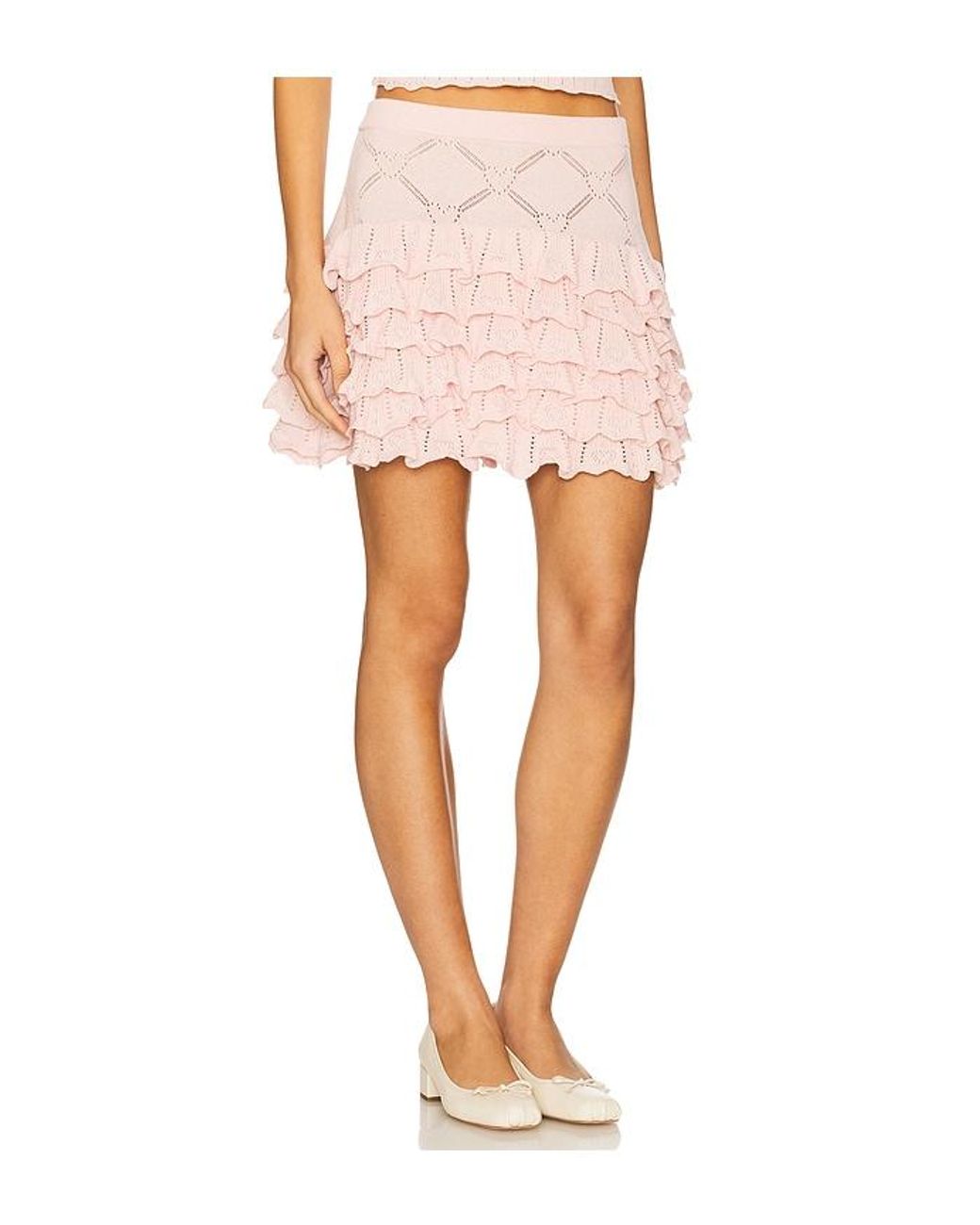 LoveShackFancy Multicolor Kalliope Skirt