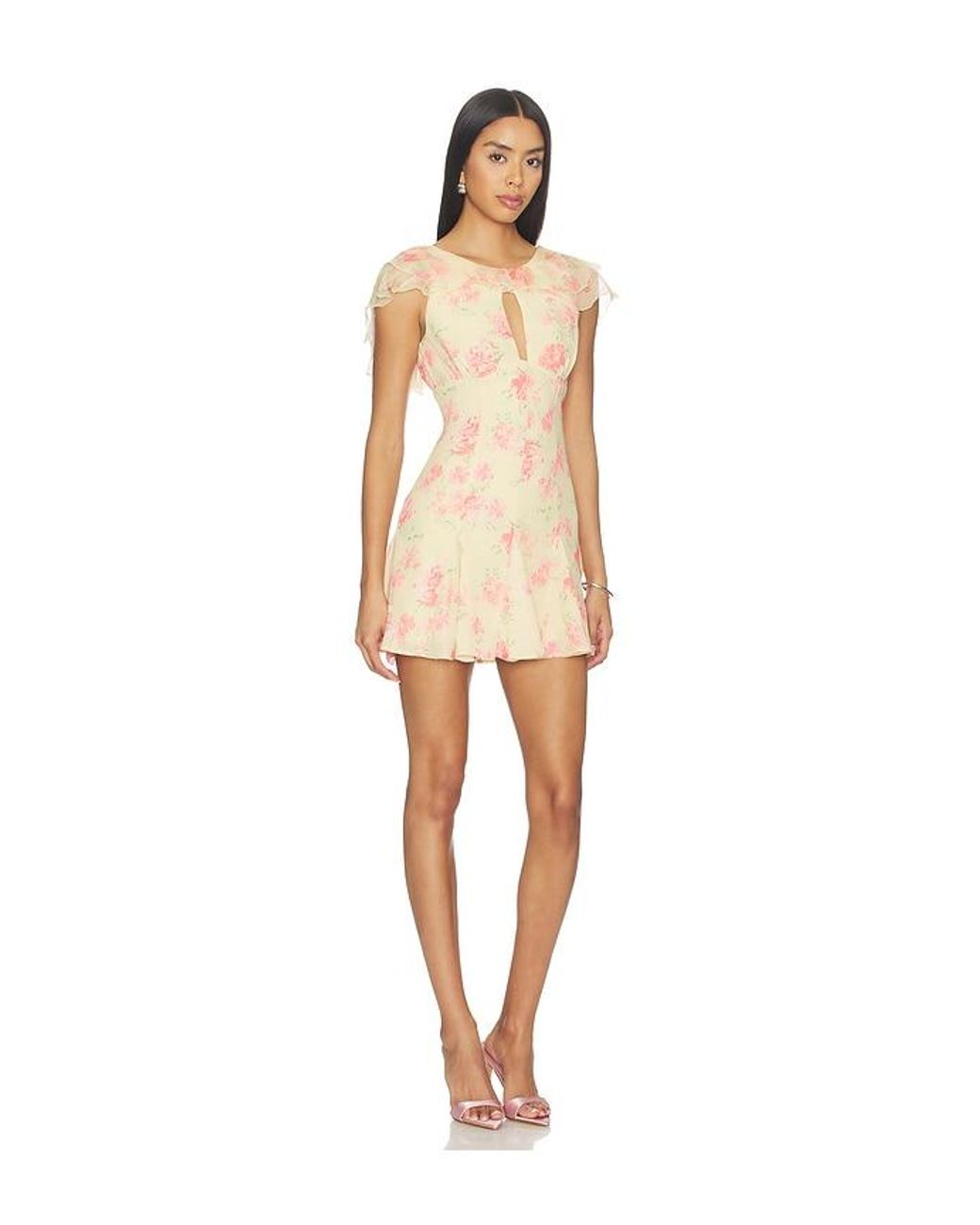 Tularosa Natural Jessalyn Mini Dress