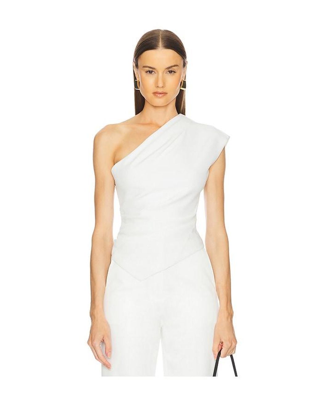 Et Ochs White Erin Top
